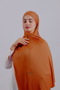 Lycra Tie Back - Orange brule