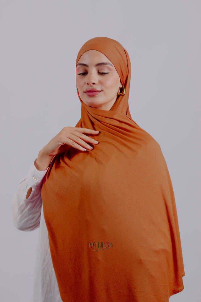 Lycra Tie Back - Orange brule