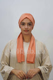 Dubai hijab - Salmon