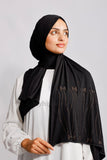 Jersey premium strass - Noir doré
