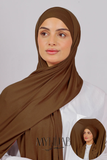 Lycra Bonnet Jasmine - Marron Clair