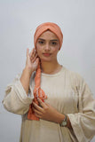 Dubai hijab - Salmon