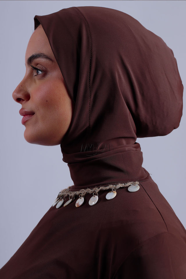Burkini Layan - Marron Chocolat