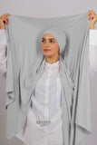 Lycra Bonnet Jasmine - Gris perle