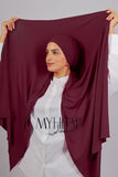 Lycra Bonnet Jasmine - Bordeaux