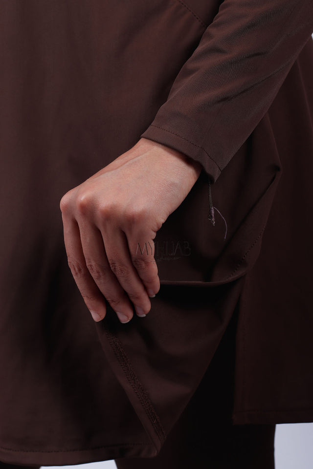 Burkini Layan - Marron Chocolat