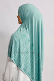 Jersey premium strass - Turquoise