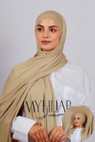 Lycra Bonnet Jasmine - Beige sable