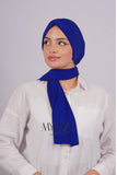 Turban Dubai - Bleu roi