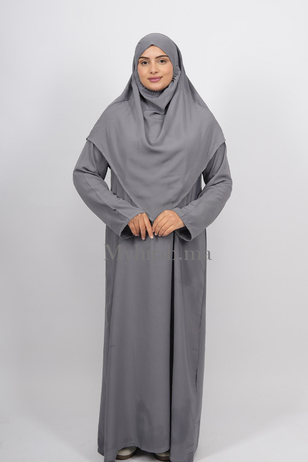 Tenue de Prière Crêpe - GRISE