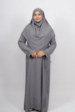 Tenue de Prière Crêpe - GRISE