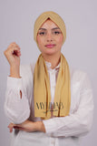 Turban Dubai - Moutarde Clair