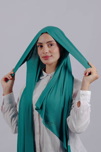 Lycra Tie Back - Turquoise