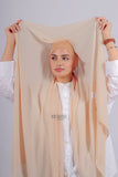 Crepe Bonnet Fermé - Beige saumon