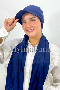Châle Casquette - blue marine