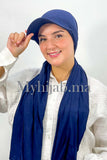 Châle Casquette - blue marine