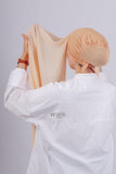 Crepe Bonnet Fermé - Beige saumon
