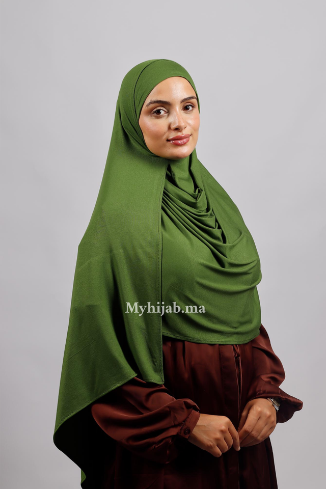 Lycra deux plis - vert