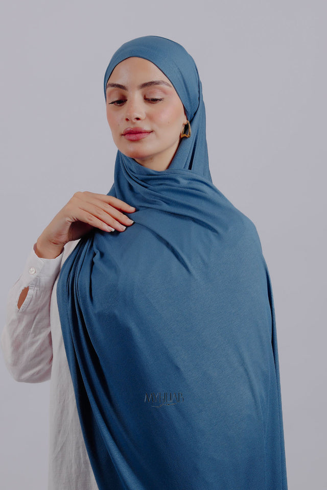 Lycra Tie Back - Bleu jeans