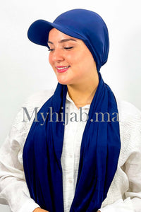 Châle Casquette - blue marine