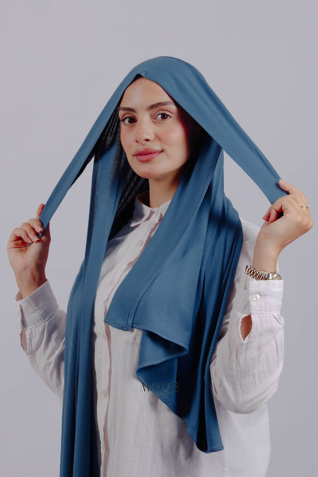 Lycra Tie Back - Bleu jeans