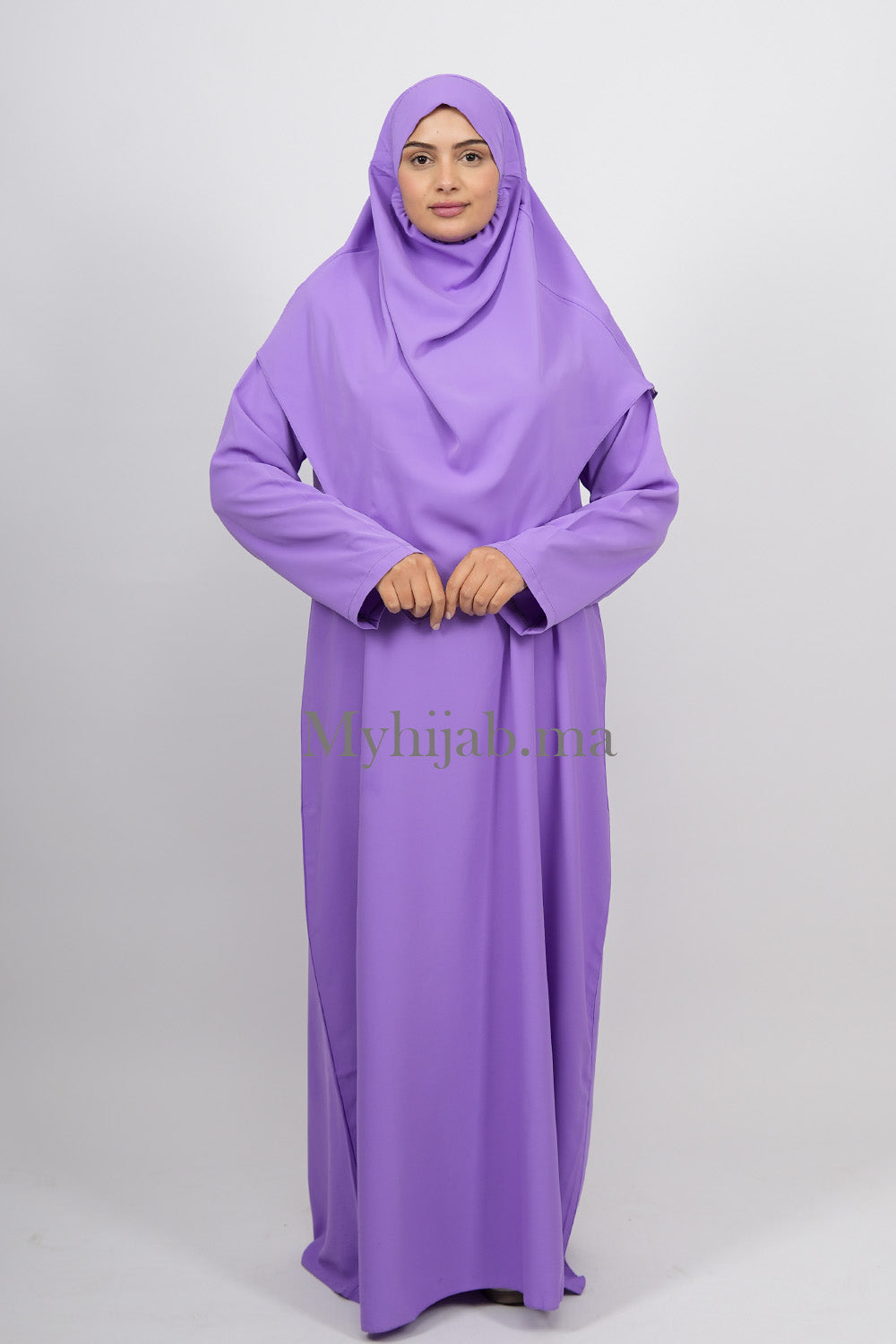 Tenue de Prière Crêpe -Mauve