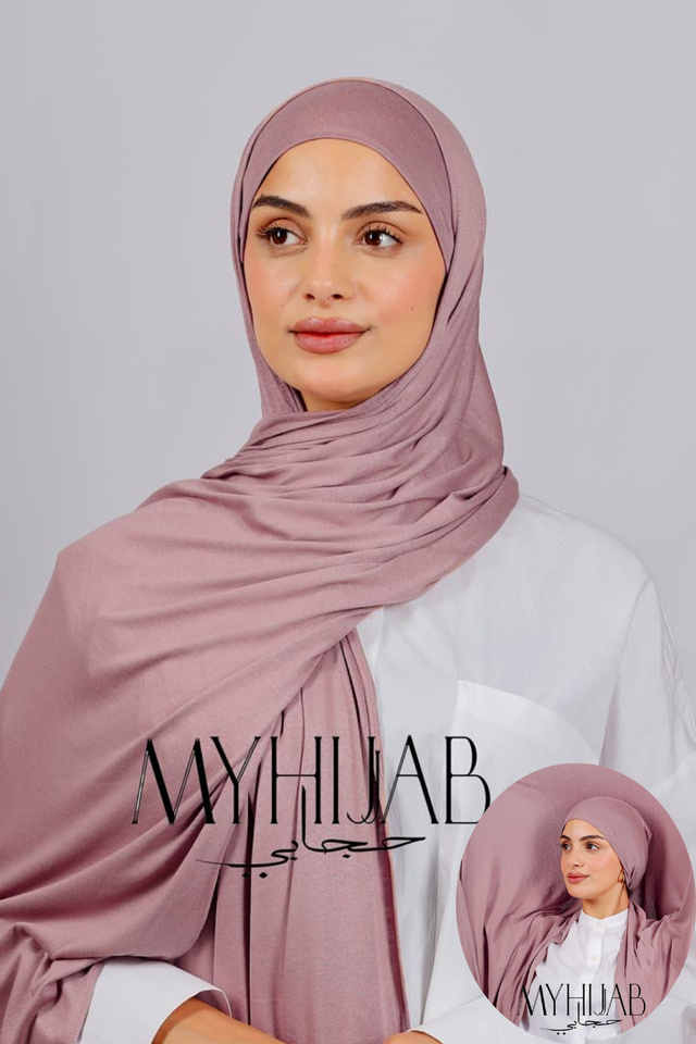 Lycra Bonnet Jasmine - Mauve Lilas