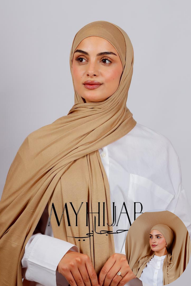 Lycra Bonnet Jasmine - Beige