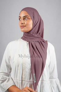 Foular Lycra - Mauve poudré