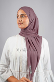 Foular Lycra - Mauve poudré