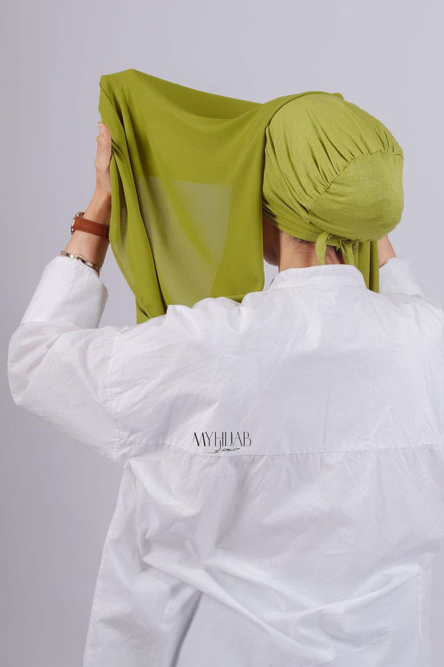 Crepe Bonnet Fermé - Pistache