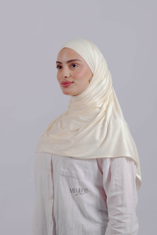 Lycra Tie Back - Blanc cassé