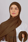 Lycra Bonnet Jasmine - Marron Clair