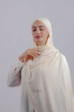 Lycra Tie Back - Blanc cassé