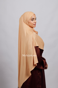 Lycra deux plis - Saumon