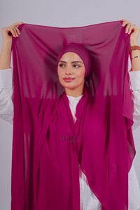 Crepe Bonnet Fermé - Rose indien