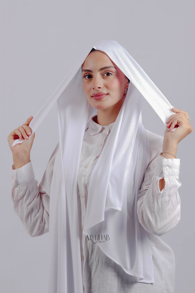 Lycra Tie Back - Blanche