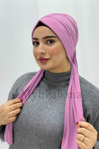 dubai hijab - mauve