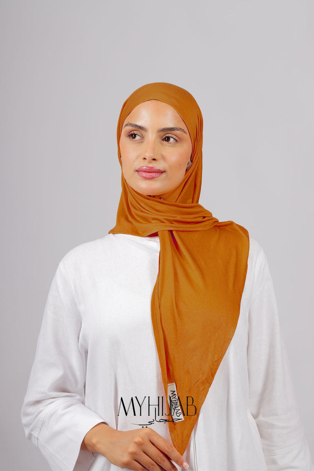 Foular Lycra - Moutarde foncé