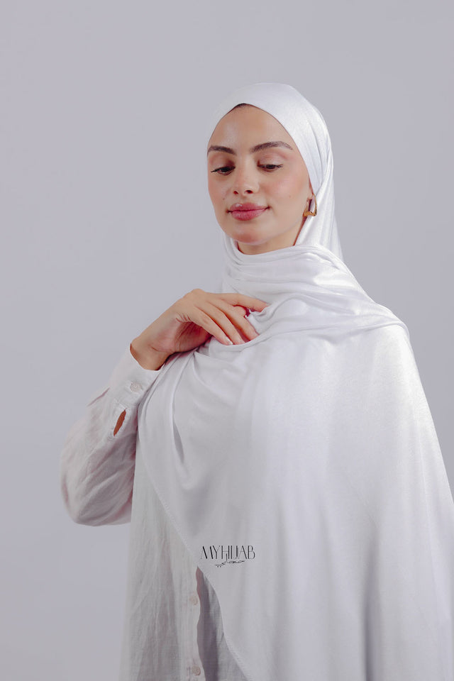 Lycra Tie Back - Blanche