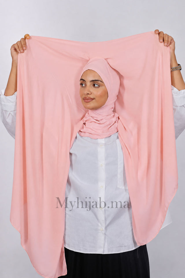 Crepe Bonnet Ninja- Rose bebe