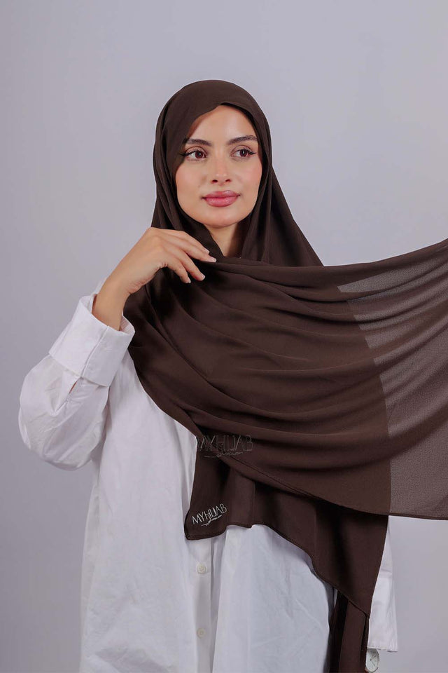 Crepe Bonnet Fermé - Marron foncé