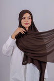 Crepe Bonnet Fermé - Marron foncé