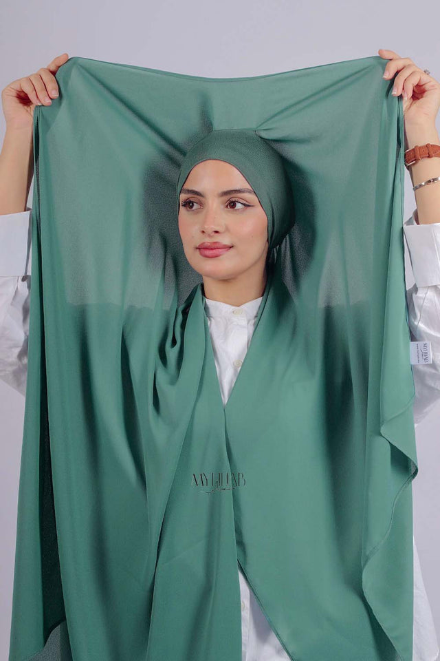 Crepe Bonnet Fermé - Turquoise