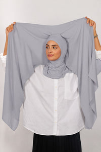 Crepe Bonnet Ninja- Gris clair