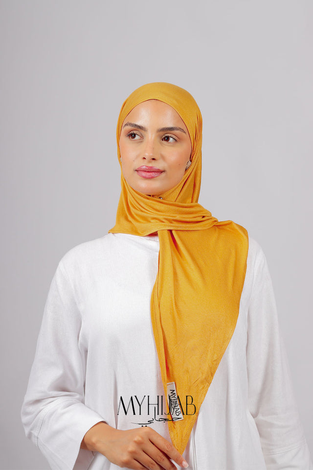 Foular Lycra - Jaune fonce