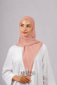 Foular Lycra - Rose sauman