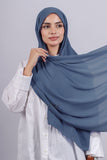 Crepe Bonnet Fermé - Bleu jeans clair