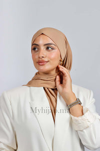 Turban Amira - Moca clair