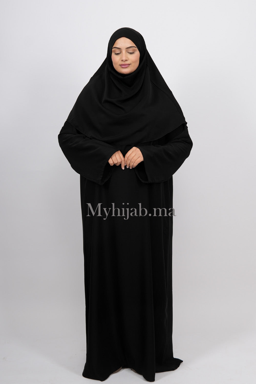 Tenue de Prière Crêpe - NOIR